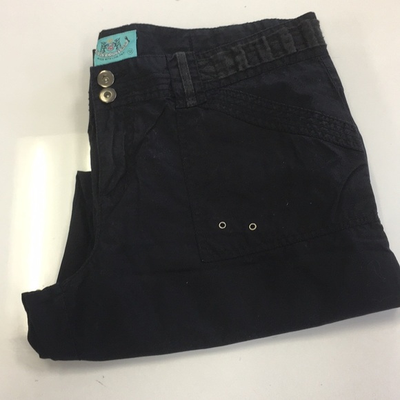 Black JUICY COUTURE CARGOS SIZE 12 - Picture 1 of 3